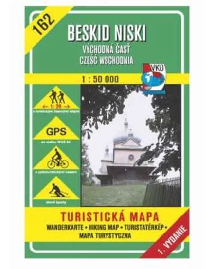 Cartographia - HM162 Beskid Niski (Est) harta turistică - 9788085510317