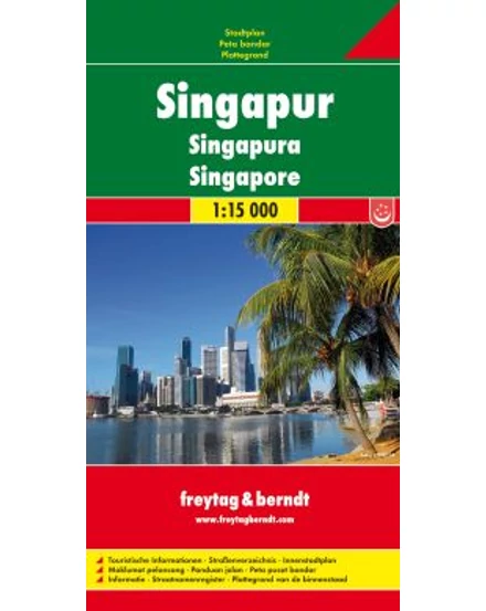 Cartographia-Singapore harta orașului (Freytag)-9783707911787