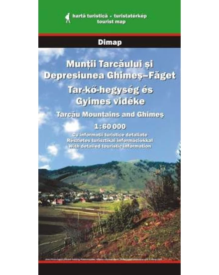 Cartographia-Munţii Tarcăului şi Depresiunea Ghimeş-Făget harta turistică-9789638683465