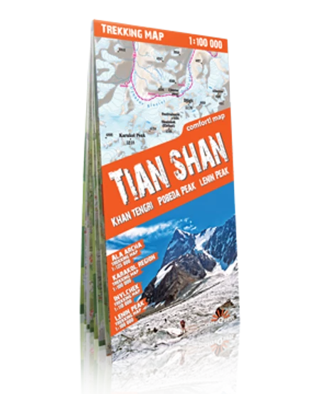 Cartographia-Tien-San harta trekking (laminată)-9788361155393