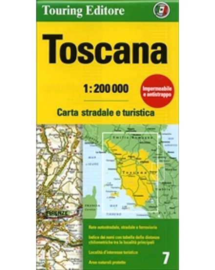 Cartographia-Toscana harta regiunii-9788836569045