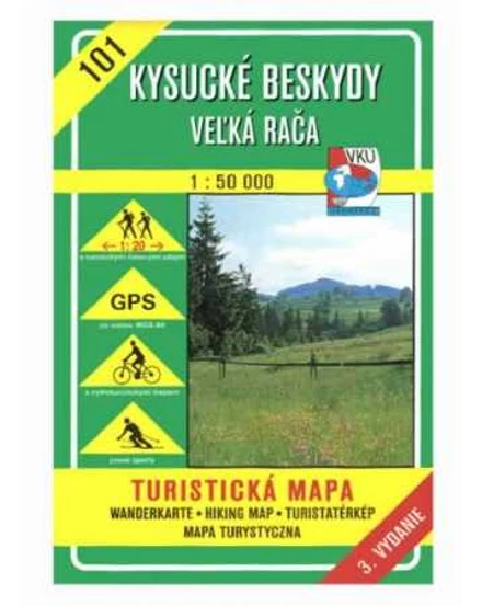Cartographia - HM101 Beskid Vest harta turistică - 8586003320021