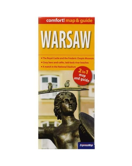 Cartographia-Varşovia (map&guide) harta-9788375468588