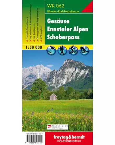 Cartographia - WK062 Gesause - Ennstaler Alpen harta turistică