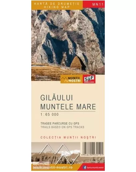 Cartographia-Harta de drumeţie a Munților Gilăului,Muntele Mare MN11 - Schubert-Franzke-5948490930191