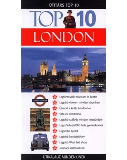 Cartographia-Londra ghid turistic (maghiară) - Top 10-9789639491465