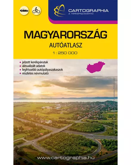 Cartographia-Ungaria atlas auto-9789633527887