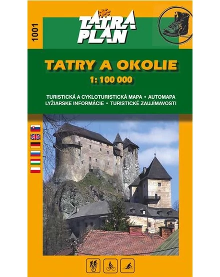 Cartographia-TP1001 Tatra si imprejurimi harta turistică-9788387873806