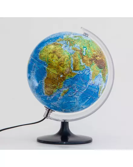Cartographia-Glob pamantesc BELMA, 25 cm - duo - geografic-politic, talpa din plastic, iluminat (limba romana) -5997846300126
