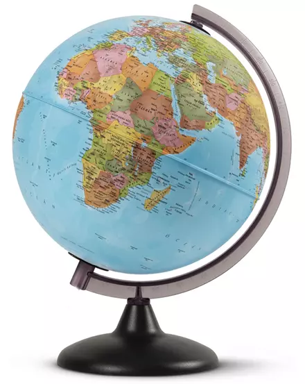 Cartographia-Glob pământesc, 25 cm - politic, cu talpa din plastic - 8000623000267