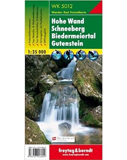 Cartographia-WK5012 Hohe Wand, Schneeberg (Freytag)-9783707906059