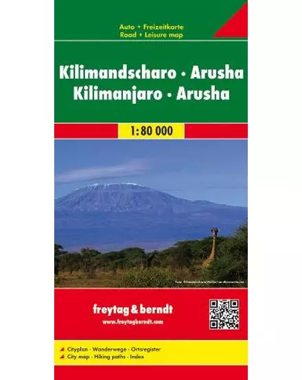 Cartographia-Kilimanjaro harta (Freytag)-9783707909647