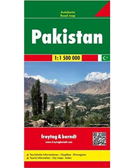 Cartographia-Pakistan harta rutieră (Freytag)-9783707909821