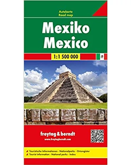 Cartographia-Mexico harta rutieră (Freytag)-9783707916546