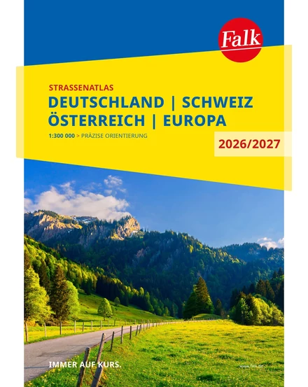 Cartographia-Germania, Elvetia, Austria atlas - Falk - 9783827900838