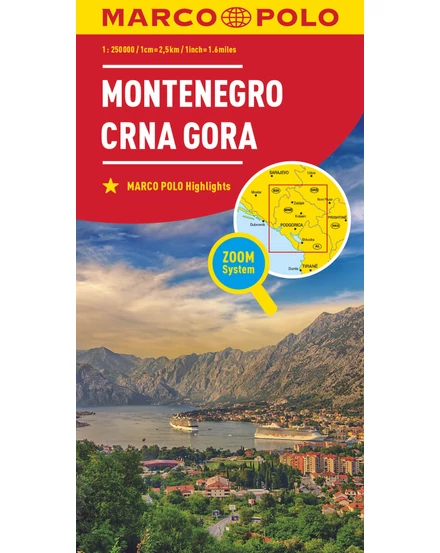 Cartographia-Montenegro harta - Marco Polo-9783829738934