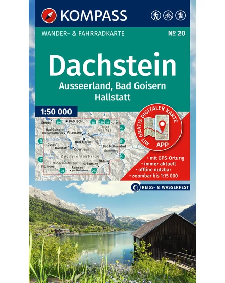 Cartographia-K 20 Dachstein harta turistică-9783991543657