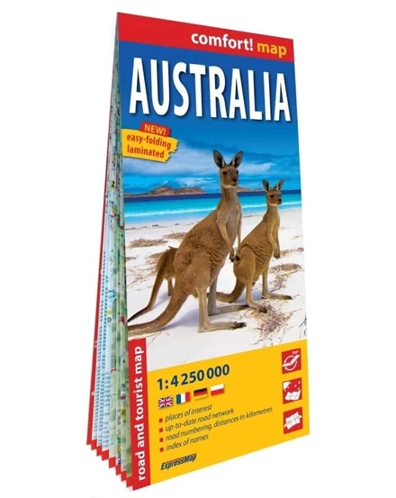 Cartographia-Australia harta Comfort (laminat) - Expressmap-9788383553856