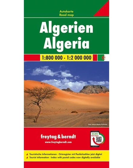 Cartographia - Algeria harta (AK147) - Freytag - 9783707909661