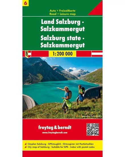 Cartographia-Austria harta regiunii 6. Salzburg - Salzkammergut harta-Freytag-9783850843461