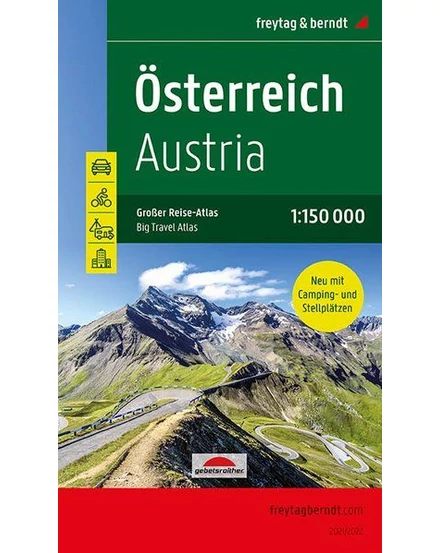 Cartographia-Austria Atlas (pentru camperi)- Freytag-9783707918632