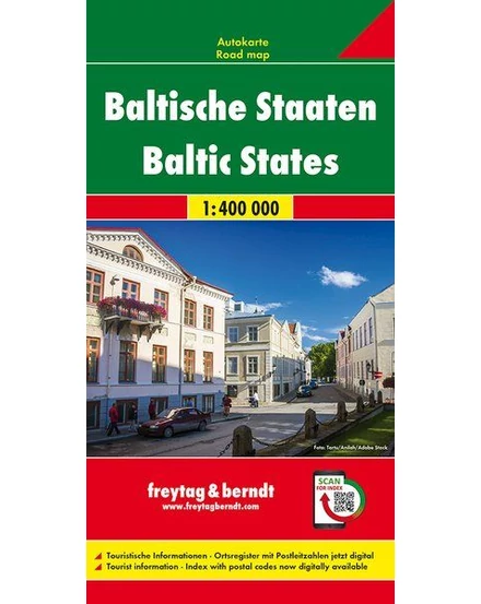 Cartographia-State baltice harta (Freytag)-9783707905670