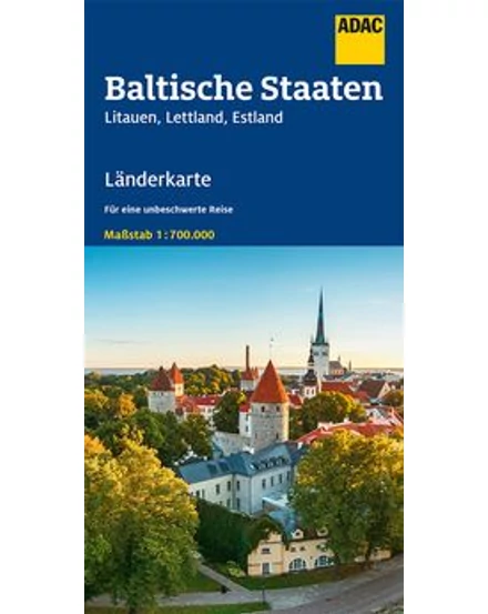 Cartographia-Harta Statelor Baltice (Estonia, Letonia, Lituania)-ADAC-9783826426018