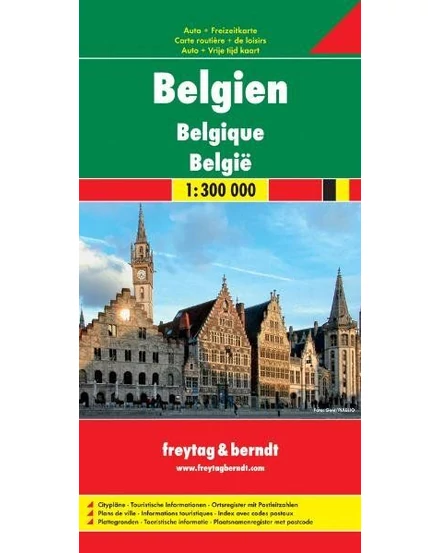 Cartographia-Belgia harta rutiera (Freytag)-9783707903157