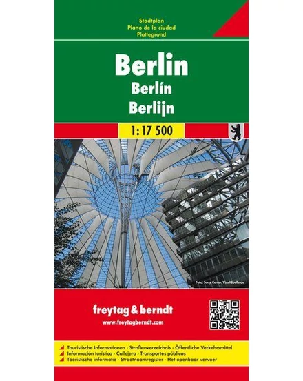 Cartographia-Berlin harta orașului (Freytag)-9783707906134