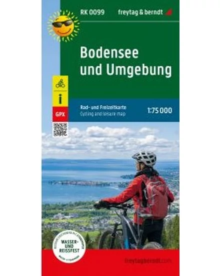 Cartographia-Lacul Boden harta outdoor și ciclism (RK 0099) - Freytag-9783707919080