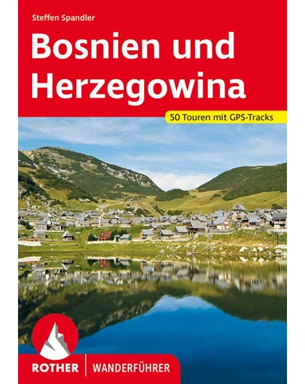 Cartographia - Bosnia şi Herţegovina Rother ghid turistic (germană) - 9783763345601