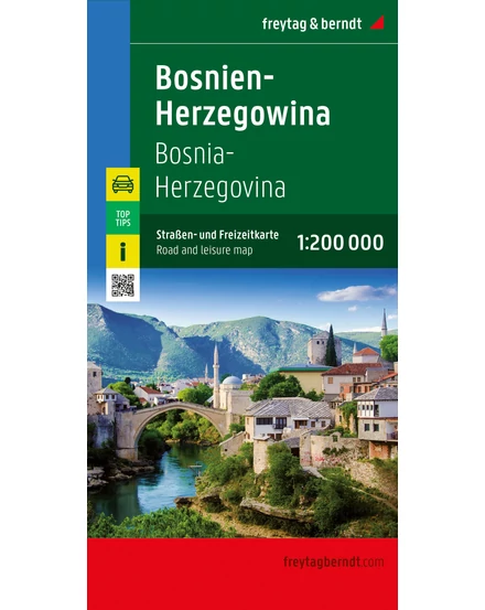 Cartographia-Bosnia - Herțegovina harta (Freytag)-9783707922035