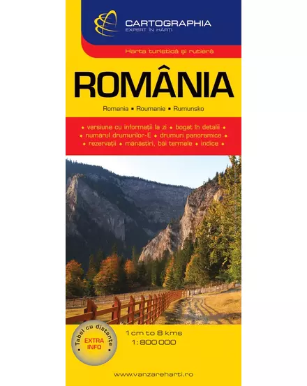 Cartographia-România harta rutieră-9789633529683