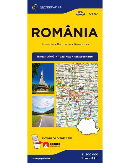 Cartographia-România harta rutieră-9789633539927