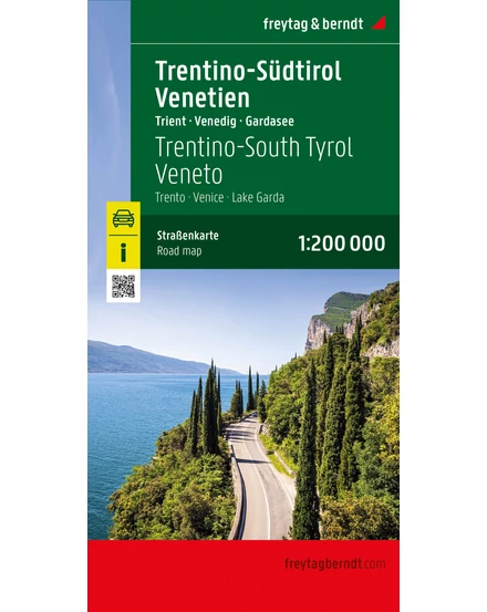 Cartographia-Tirol Sud / Trentino harta (Freytag)-9783707921205