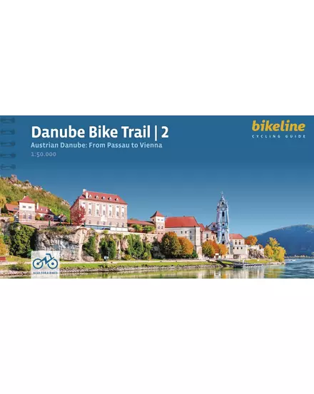 Cartographia - Dunarea ghid de ciclism 2. Passau - Viena (engleză)- Esterbauer-9783711101693