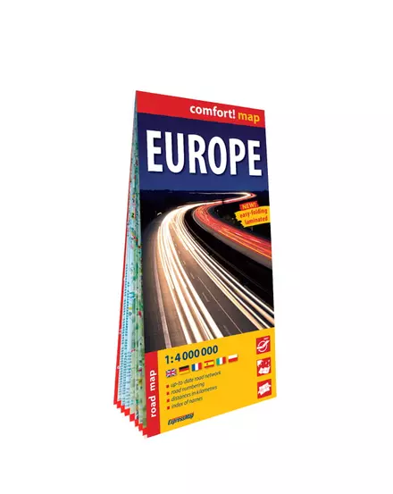 Cartographia-Europa harta Comfort (laminată) - Expressmap-9788381901468