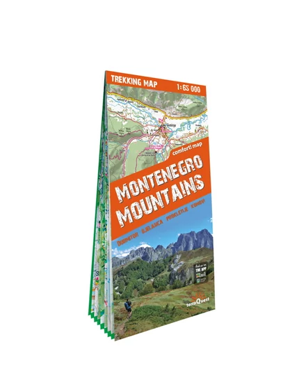 Cartographia-Hartă de drumeție a Munților Muntenegreni - Durmitor, Bjelasica, Prokletije, Komovi-9788361155874