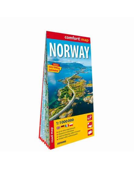 Cartographia-Harta Comfort a Norvegiei-9788383555539