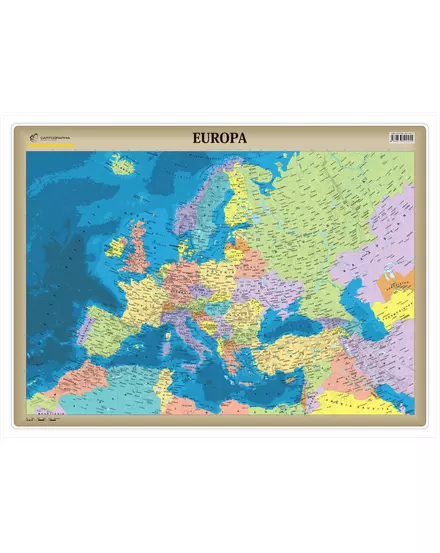 Cartographia-Europa II, harta de perete -mărime și manoperă la alegere-9789633538937
