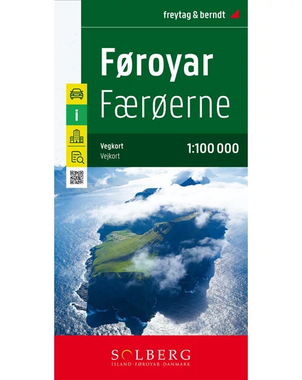 Cartographia - Insulele Feroe harta auto și de agrement - Freytag - 9783707915129