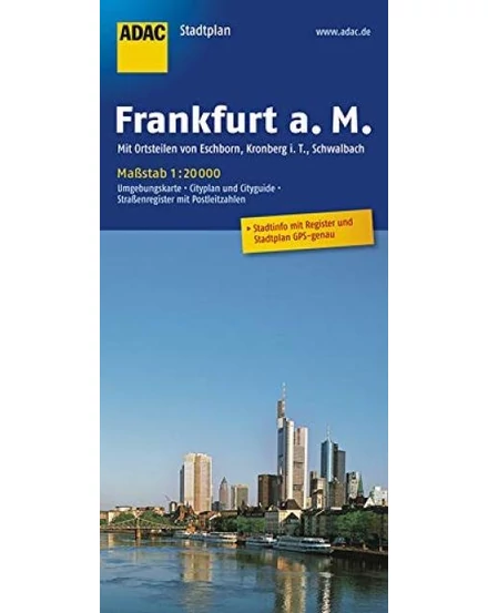 Cartographia-Frankfurt harta orașului-9783826401350