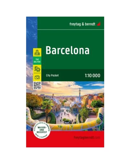 Cartographia-Barcelona City Pocket harta orașului (Freytag)-9783707922820