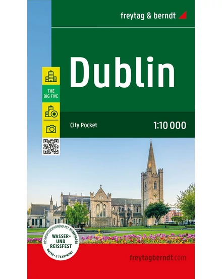 Cartographia-Dublin City Pocket harta orașului (Freytag)-9783707922561