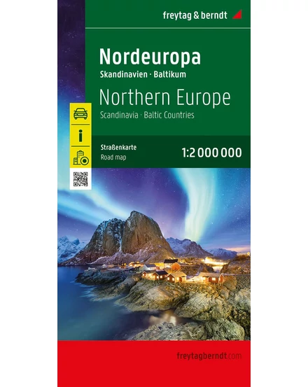 Cartographia-Europa de Nord, Scandinavia harta (Freytag)-9783707921892