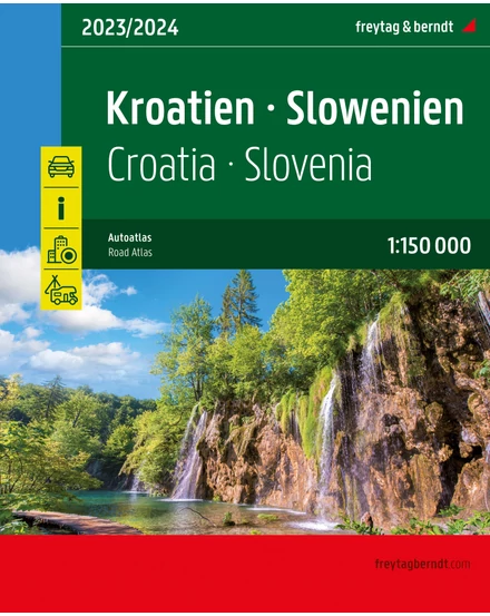 Cartographia-Croatia - Slovenia atlas (Freytag) - 9783707922042