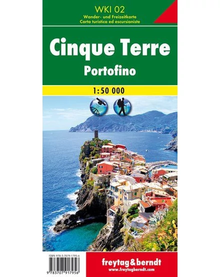 Cartographia-WKI 02 Cinque Terre harta turistică (Freytag)-9783707917956