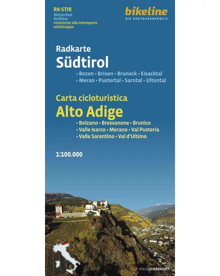 Cartographia-Tirol Sud harta de ciclism-9783711102676
