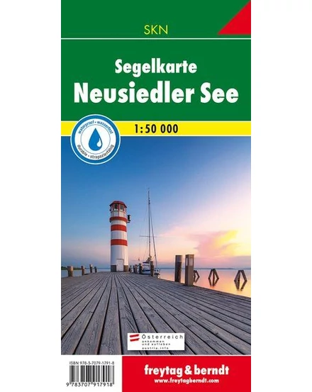 Cartographia-Lacul Fertő harta navigatiei (Freytag)-9783707917918