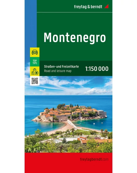 Cartographia-Montenegro harta (Freytag)-9783707922332